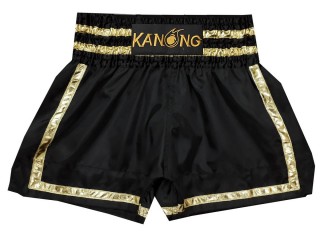 Pantalon Muay Thai Kanong  : KNS-140-Negro-Oro